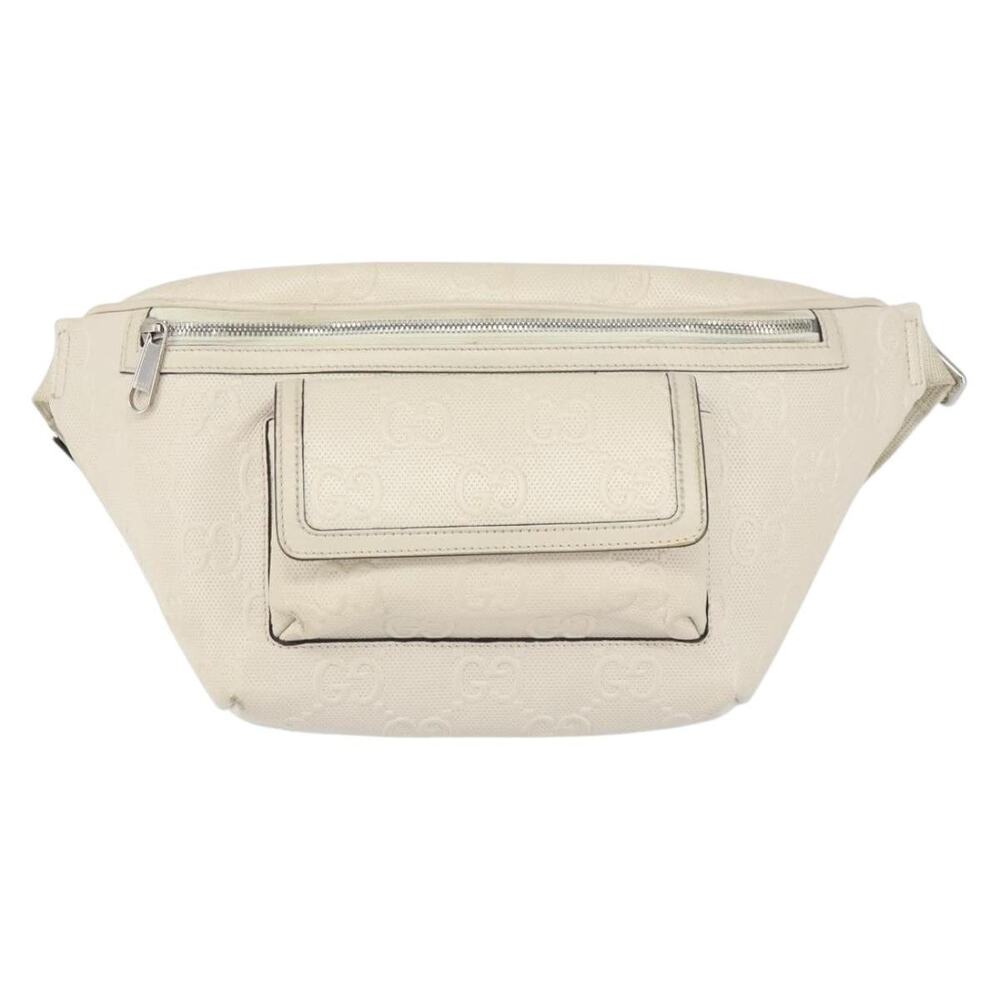 Gucci GG Supreme Waist Bag White